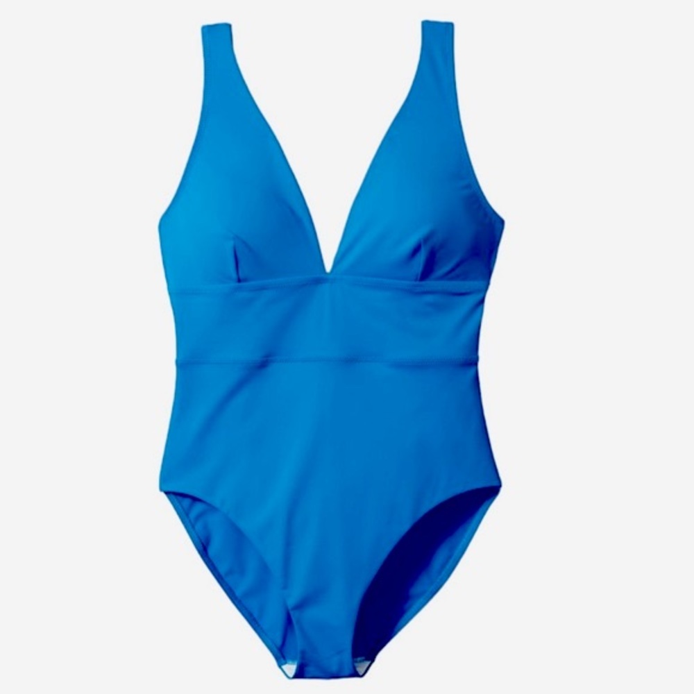 Tommy Bahama Palm Modern Over The Sholder V Neck One Piece - Picture 3 of 14